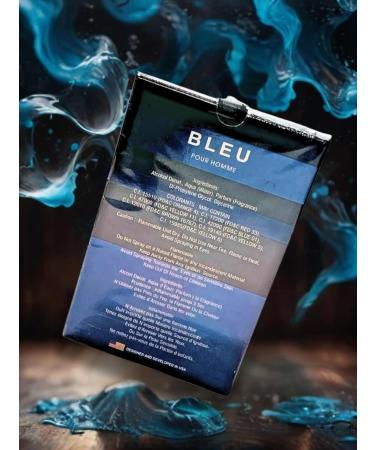 POUR HOMME BLEU BLUE EAU DE PARFUM 3.4 FL. Oz. Woody Aromatic fragrance for men. - Buy Online on GoSupps.com