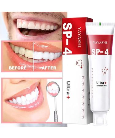 Yayashi SP-4 Whitening Toothpaste - Brightening & Stain Removing (2 Pcs) | Fresh Breath & International Shipping - Buy Online on GoSupps.com