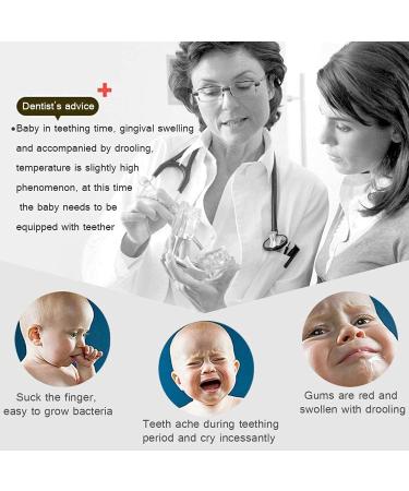 Healifty Silicone Rabbit Chew Training Teether for Baby Molar Relief - Dark Blue 10x6.5x2cm - Buy Online on GoSupps.com