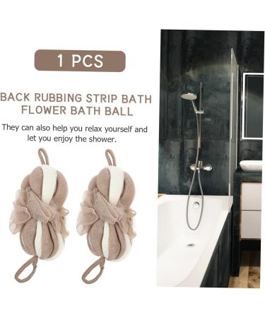 Balacoo 4 Pcs Long Bath Flower Back Scrubber - Men's Mesh Body Pouf & Shower Sponge for Ultimate Cleanliness - Buy Online on GoSupps.com