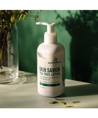 Skin Savior Super Moisturizing Cream Lotion | Vegan Body Moisturizer with Shea Butter & Essential Oils | Hydrating Lotion for Hands Feet & Body | 250ml - International Shipping Available - Buy Online on GoSupps.com