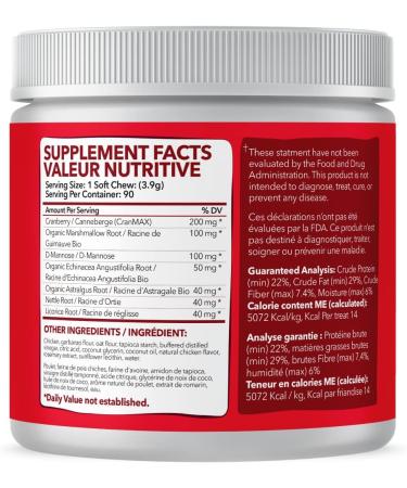 PETPAL Urinary Bladder Treats for Dogs - UTI Cranberry Support Urinary Health Antioxidant for Kidney and Bladder - Made with Cran-Max Cranberry D-Mannose Organic Marshmallow - 90 Ct. - Buy Online on GoSupps.com