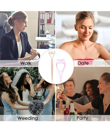 2 Pcs set 3 IN 1 Mascara Shield Mascara Shield Applicator Guard Folding Eyelash Comb Eyelash Separator Eyelash Brush for Women Girls - Buy Online on GoSupps.com