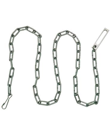 Peerless Handcuff Company Security Plated Chain with Oversize Pass-Through Link and Heavy Duty Snap at Either End (60-Inch)