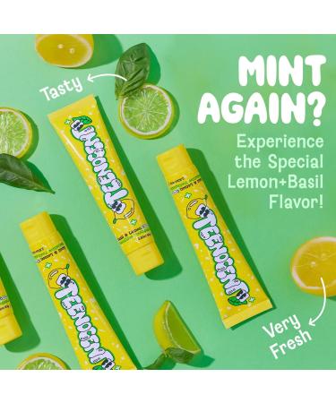 Sensitive Toothpaste Basil & Lemon - Fluoride-Free Vegan Nano Hydroxyapatite Remineralizing SLS-Free 2.83 oz - International Shipping Available - Buy Online on GoSupps.com