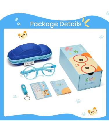 Cyxus Kids Blue Light Filter Glasses | Non-Prescription Ultem | Lightweight Gaming PC Glasses for Boys & Girls - Buy Online on GoSupps.com