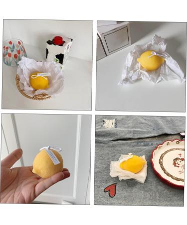 FRCOLOR Lemon Tea Candle - Relaxing Souvenir Candle for Girls | Korean Home Decor & Gifts | Paraffin Fragrance Oils - Buy Online on GoSupps.com