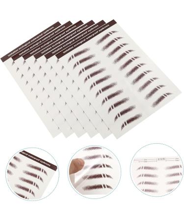 FRCOLOR 24 Pcs Eyebrow Stickers Make up Kit Eyebrows Eyebrow Tattoos Three-dimensional Miss - Buy Online on GoSupps.com
