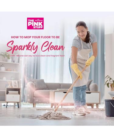 The Pink Stuff The Miracle All Purpose Floor Cleaner 2Pk x 1L + Our Gift for You: Organza Bag Size: 9 x 7 x 0.1cm - Buy Online on GoSupps.com