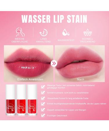 EONFAVE Lipstick waterproof long lasting matte quick drying tinted lip gloss lightweight and soft highly pigmented fruit flavor lip stain for lips and cheeks - Buy Online on GoSupps.com