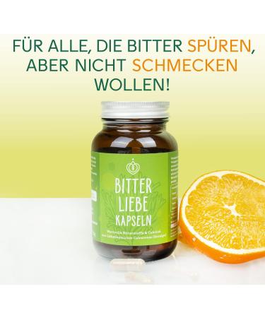 Bitterliebe Bitter Substances Capsules - 90 pcs | Milk Thistle Dandelion & Artichoke | Hildegard von Bingen Recipe | High Dose Detox Support - Buy Online on GoSupps.com