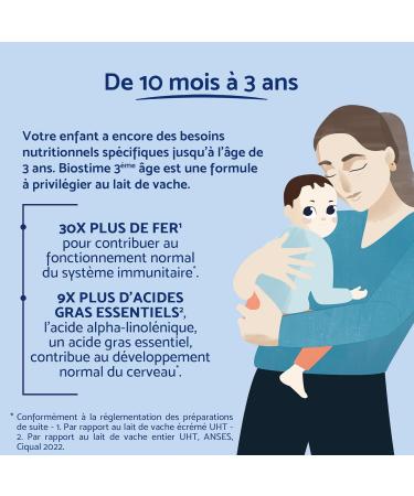 Biostime SN-2 Bio Plus Organic Baby Milk Powder 3rd Age 10 to 36 Months 800 g Pack of 3 - Buy Online on GoSupps.com