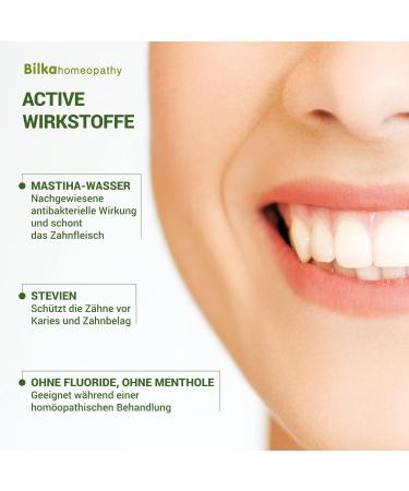 Bilka Homeopathy Chios Mastiha Toothpaste - Natural Fluoride-Free Sugar-Free Gum Protection (75ml) - Buy Internationally - Buy Online on GoSupps.com