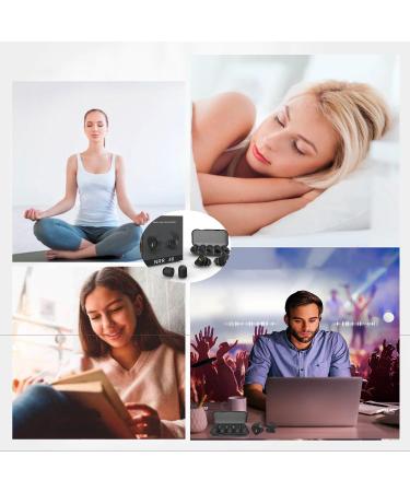 Noise Cancelling Ear Plugs - 6 Pairs Comfortable Silicone Earplugs for Sleeping Concerts & Work | Reusable Sound Blocking 25dB-35dB - Buy Online on GoSupps.com