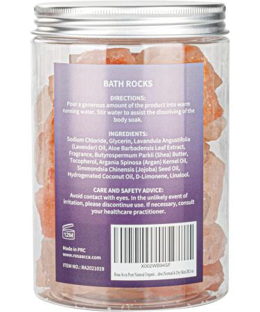 Pure Naturals Organic Himalayan Bath Soak Salt with Lavender Oil - Relaxation & Stress Relief for Body & Foot - Gift for Women & Men - Buy Online on GoSupps.com