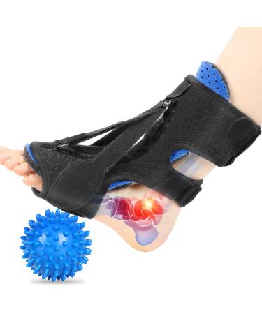 2022 New Version Plantar Fasciitis Night Splint, Adjustable Plantar Fasciitis Relief Night Splints for Plantar Fasciitis, Foot Drop Ankle Pain, Heel Pain, Achilles Tendonitis with 3 Fixing Straps