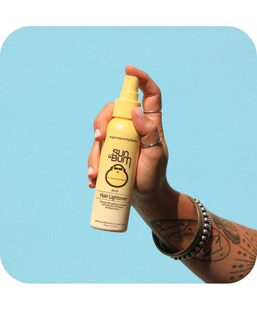 Sun Bum Blonde Hair Lightener - Vegan, Paraben-Free, Gluten-Free, Cruelty-Free - Color Enhancing Brightener for Blondes - 2 Pack - Buy Online on GoSupps.com