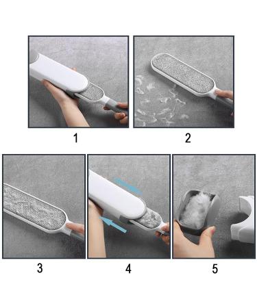 Self-Cleaning Lint Brush - Two-Sided Clothes & Pet Hair Remover | Easy Dust & Lint Cleaning Brush - Buy Online on GoSupps.com