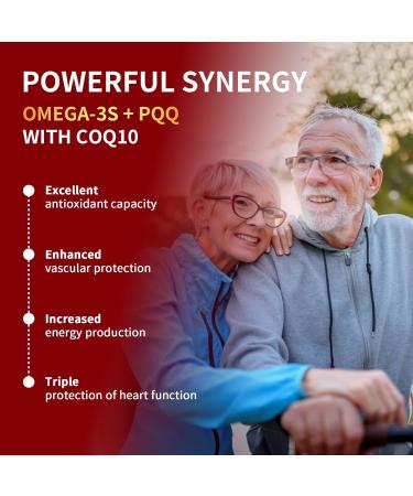CoQ10-600mg-Softgels - Extra Strength Coenzyme Q10 with PQQ Omega-3 & BioPerine - High Absorption CoQ10 Supplements Antioxidant (Ubiquinone) for Heart Health & Energy Production 120 Softgels 120 Count (Pack of 1) - Buy Online on GoSupps.com