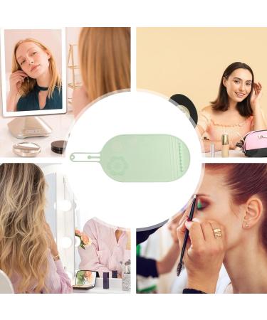 Silicone Makeup Pad - Silicone Cleanser Brush Clean Pad Brush Clean Pad Cosmetic Cleaning Pads Portable Cosmetic Brush Scrubber Mat Pad for Foundation Brush green - Buy Online on GoSupps.com