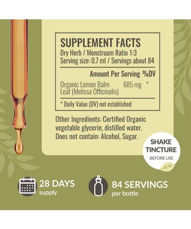 HERBAMAMA Lemon Balm and Iodine Kit - Bundle of Lemon Balm Tincture 2 Fl Oz & Potassium Iodine Gummies 60 - Vegan Non-GMO Alcohol & Gelatin-Free - 2 Pack - Buy Online on GoSupps.com