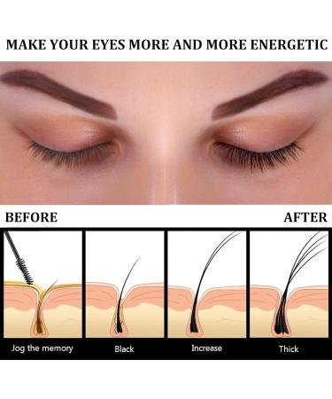 Dyceittdia Castor Oil Mascara Liquid Eyelash Treatment Castor Oil for Eyelashes Conditioner for Thick Curly Lashes Natural Volume No Smudges Mascara1 - Buy Online on GoSupps.com