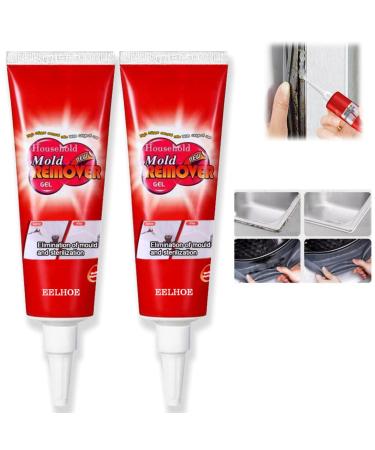 2PCS Mould and Mildew Remover Mould Extreme Remover Gel Household Mould Remover Gel Mould Cleaner for Walls Gel Mould Remover Mold Remover Spray for Bathroom&Kitchen Mould and Mildew Remover for Walls