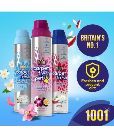 Dr. Beckmann Carpet Stain Remover | Works in 3 mins | 650 ml & 1001 Carpet Fresh Pet - Thai Orchid & Passionfruit - 300ml - Buy Online on GoSupps.com