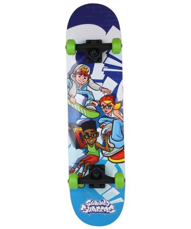 Subway Surfer 31" Complete Cruiser Skateboard for Commuting, Cruising, and Tricks, Great for Kids & Teens Graffiti
