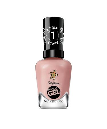 Sally Hansen Miracle Gel Holiday Oh Ginger Snap! Long Lasting Gel-Like Formula No UV Lamp Needed Pink Nail Polish 908 - Oh Ginger Snap!