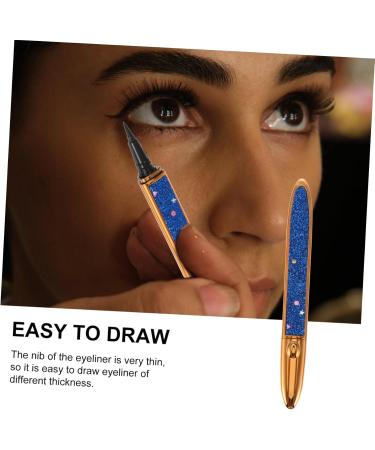 OHPHCALL Self Adhesive Mascara Magnet False Eyelash Eyeshadow Pencil Diamond Liquid Eyeliner Blue Plastic - Buy Online on GoSupps.com