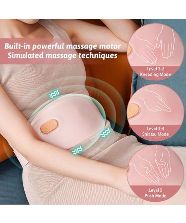 Wireless Menstruation Heating Pillow - USB Thermal Belt for Period Pain Relief & Massage - Pink Abdomen Heat Belt for Women & Girls - Buy Online on GoSupps.com