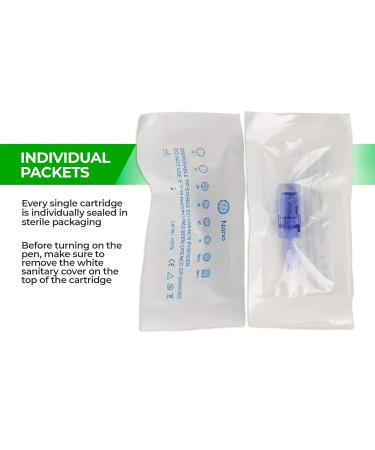 Dr. Pen Ultima A6 Silicone Nano Cartridges - 20 Pack (0.25mm) - Disposable Replacement Parts - Buy Online on GoSupps.com