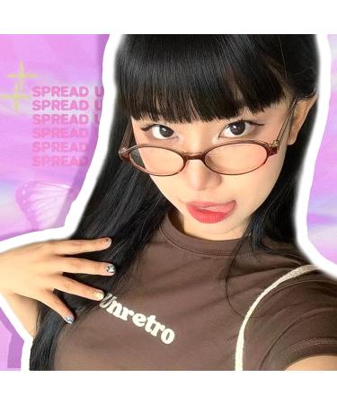 Buy Siphew Blue Light Filter Glasses Unisex Anti-Blue Light Round Glasses for PC Gaming | Stylish Brown Design - Buy Online on GoSupps.com