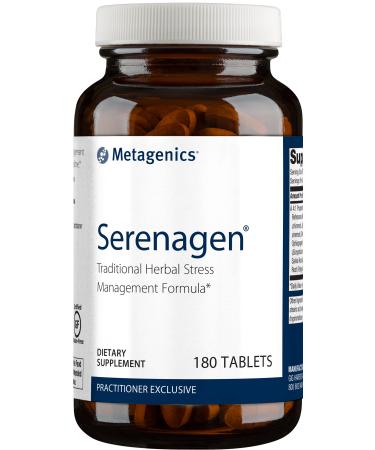 Metagenics Serenagen, Traditional Herbal Stress Management Formula with Asian Ginseng Root to Help Adjust to Stressful Environmental Challenges - 180 Tablets 180 Count (Pack of 1)