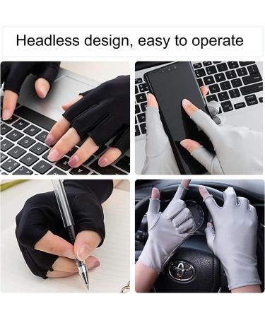 4 Pairs UV Protection Gloves for Gel Nails and Manicures - Fingerless Anti UV Gloves for Nail Art and Skin Care - Protect Hands from Nail Lamp UV Light - Buy Online on GoSupps.com