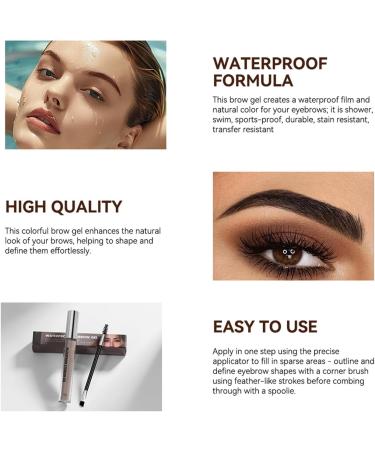  Generisch Waterproof Eyebrow Gel - 6g - Waterproof and Long-Lasting Gel - Eyebrow Tint - For Home Travel Everyday Use and Parties - Buy Online on GoSupps.com