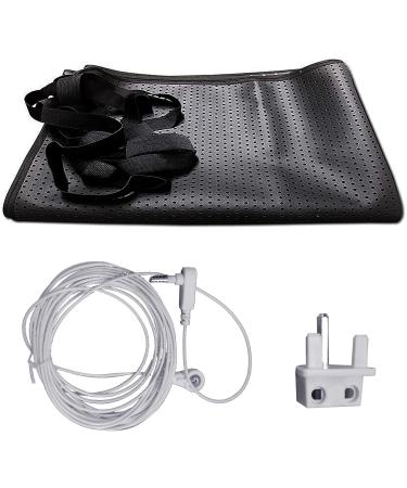 Earthing Mat UK 138 * 180cm Grounding Mat Grounding Mouse Pad Earthing Bed Sheet for Bed Feet Yoga Conductive Mat for Better Sleep - Buy Online on GoSupps.com