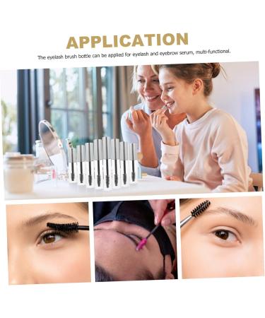 PLAFOPE 8pcs Mascara Empty Tube Empty Mascara Tube and Wand Diy Mascara Bottle Miss Growth Fluid Round - Buy Online on GoSupps.com