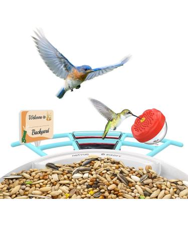 Netvue Multifunction Bird House Stand & Feeder | Versatile Bird Feeding Station for Wild Birds - Ideal for Potions Fruits & Vegetables - Buy Online on GoSupps.com