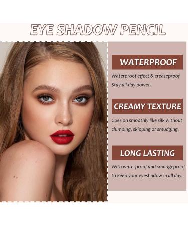 Waterproof Shimmer Eyeshadow Pen Crayon Stick - Dark Bronze | Long-lasting & Pearlescent Eyeliner Pencil for Glitter Eye Makeup - Buy Online on GoSupps.com