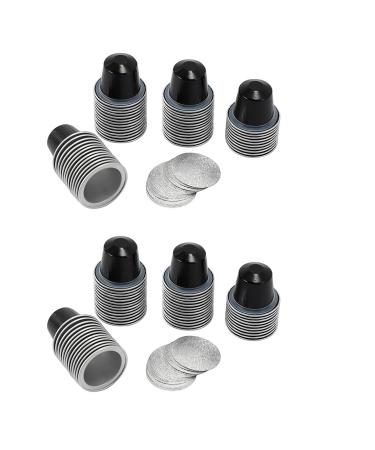 ISTOVO 100Sets Capsules de Caf Rechargeables Tasse Capsules de Caf Jetables Emballage Fournitures de Caf pour Noir