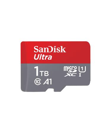 SanDisk 1TB Ultra microSDXC UHS-I Memory Card with Adapter - Up to 150MB/s, C10, U1, Full HD, A1, MicroSD Card - SDSQUAC-1T00-GN6MA New Generation 1TB