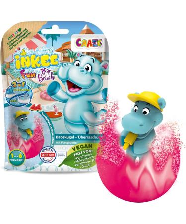 Inkee Unicorn Bathing Bomb 100g | Fun Surprise for Kids | Pop Corn Fragrance | Unicorn & Hippo Bundle - Buy Online on GoSupps.com