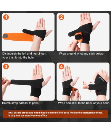 Ultra-Thin Ulnar Wrist Brace for TFCC Tear & Carpal Tunnel Relief - Elastic Support for Both Wrists - Buy Online on GoSupps.com
