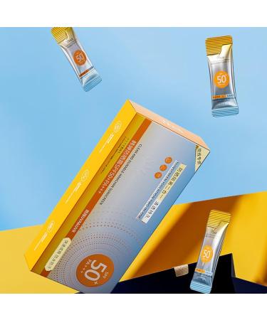 50 Pieces m-ini Sunscreen Anti-Age Sunscreen Travel Size Thin dis-posable Sunscreen SPF50+ PA+++ Sweat-resistant Sunscreen Anti-UV Moisturizing Lotion - Buy Online on GoSupps.com
