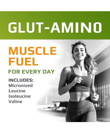 MFL Muscle Glut-Amino | Glutamine Complex | Amino Complex | 0 Sugar | Sweetened with Stevia | All-Natural | 60 Servings (Natural) - Buy Online on GoSupps.com