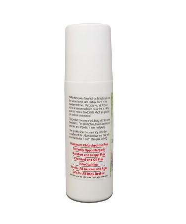 THAI Natural Crystal Scented Deodorant Roll-on | 3 fl oz | No Aluminum, Parabens, or Sulfates | Lavender & Jasmine Scent | Cruelty Free and Environmentally Safe - Buy Online on GoSupps.com