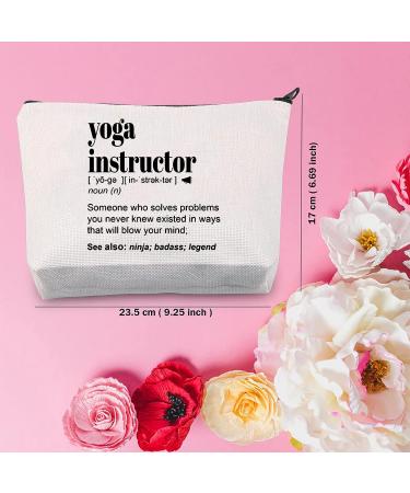 TSOTMO Yoga Instructor Zipper Pouch - Thank You Gift for Best Yoga Teacher | Yoga Instructor Appreciation Gift (YOGA) - Buy Online on GoSupps.com