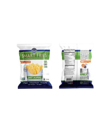 Buy Gourmet Basics Smart Fries - Low Calorie Non-GMO Gluten Free Potato Chips Variety Pack (24 x 1oz) - White Cheddar Sea Salt Jalapeno BBQ - International Shipping Available - Buy Online on GoSupps.com